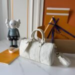 Louis Vuitton Keepall Bandoulière 25 Bag Cream 25Cm M24434 - Image 2