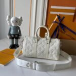 Louis Vuitton Keepall Bandoulière 25 Bag Cream 25Cm M24434 - Image 3