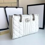 Gucci GG Marmont Small Tote Bag White 26Cm 681483 UM8BN 9022 - Image 3