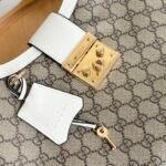 Gucci Padlock GG Medium Shoulder Bag White 29Cm 795113 KHNKG 9761 - Image 7