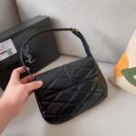 Saint Laurent Le 57 Quilted Leather Shoulder Bag Black 21Cm 698567AAAO01000 - Image 7