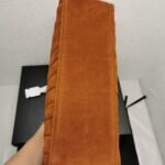 Saint Laurent Cinnamon Loulou Large Chain Bag In Suede Brown 31Cm - Image 4