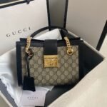 Gucci Padlock GG Small Shoulder Bag Black 26Cm 498156 KHNKG 9769 - Image 2