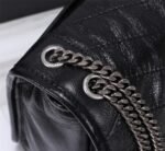 Saint Laurent Niki Baby In Vintage Leather Black 21Cm 6331600En041000 - Image 6