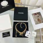 Chanel CC Necklace Gold - Image 6
