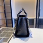 Chanel Deauville Shopping Tote Bag Black 38Cm - Image 2
