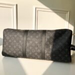 Louis Vuitton Keepall Bandouliere 55 Monogram Eclipse Canvas 55cm LV M40605 - Image 4