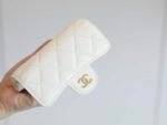 Chanel Classic Card Holder Wallet White 10Cm AP0214 B10583 10601 - Image 5