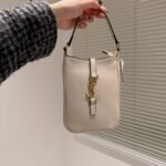 Saint Laurent Le 5 A 7 Mini Vertical Bag Cream 18Cm - Image 2