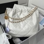 Chanel 22 Handbag White 42Cm AS3261 - Image 2