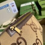 Gucci Jumbo GG Belt Bag Camel And Ebony Jumbo GG Canvas 39cm GG 696031 UKMDG 2570 - Image 8