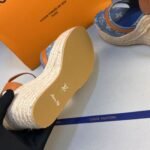 Louis Vuitton Helios Wedge Sandal Blue 1ACIZV - Image 7