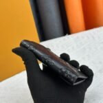 Louis Vuitton Pocket Organizer In Black Monogram Shadow Calfskin 11cm LV M62899 - Image 4