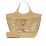 Saint Laurent Icare Naturel And Brown Gold 45Cm 772191GAAEK2063