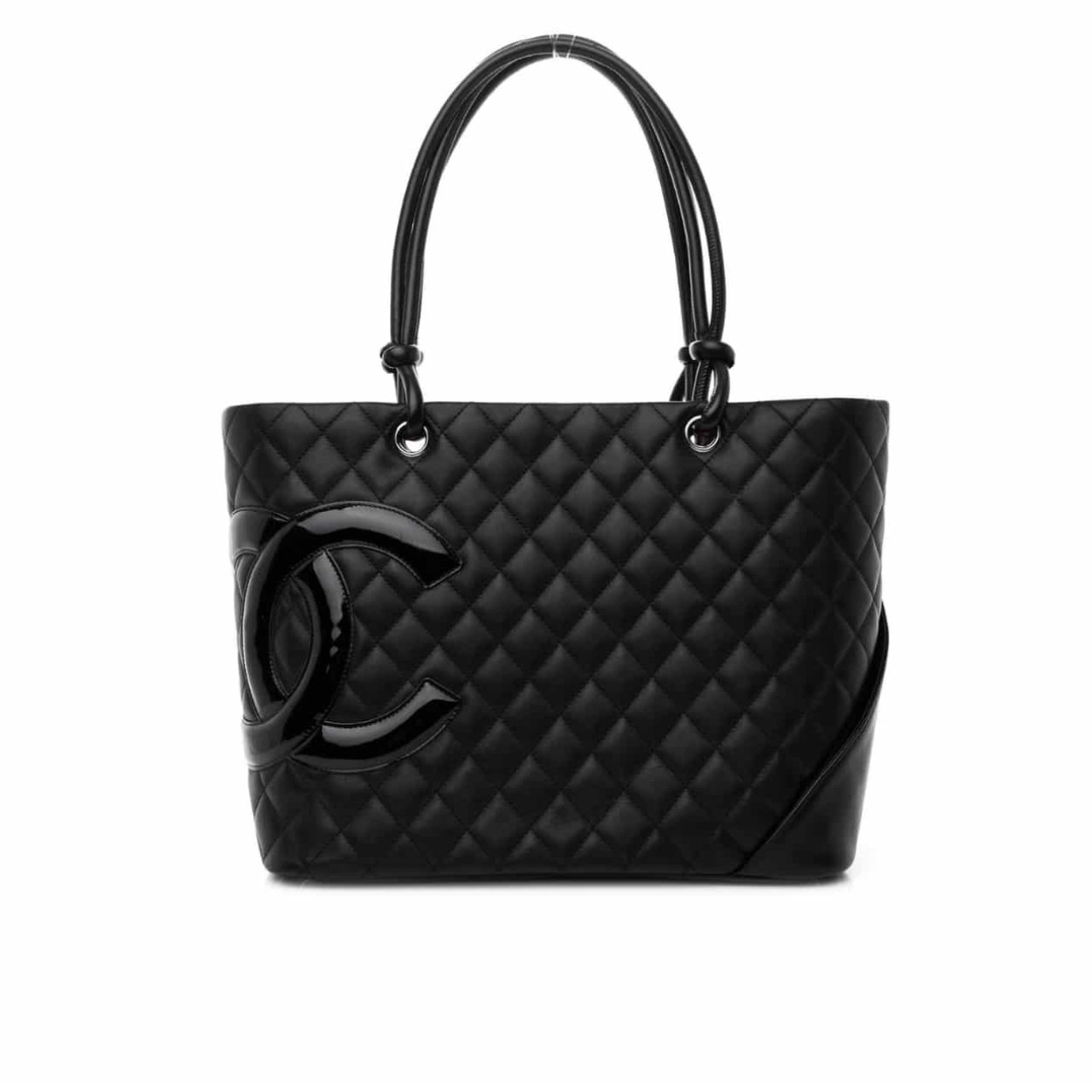 vel-11-4 Chanel Cambon Line Large Tote Bag In Black 41Cm A25169 - Image 1