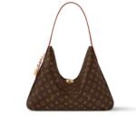 Louis Vuitton Slouchy MM Bag Brown 40Cm M12098