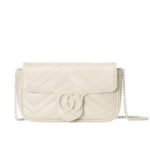 Gucci Women GG Marmont Bag Beige 16Cm 699757 UM8KV 9022