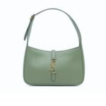 Saint Laurent Le 5 À 7 Hobo Bag In Smooth Green 25Cm