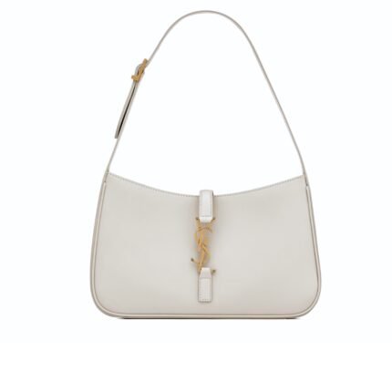 Saint Laurent Le 5 À 7 Hobo Bag In Smooth White 23Cm 6572282R20W9207