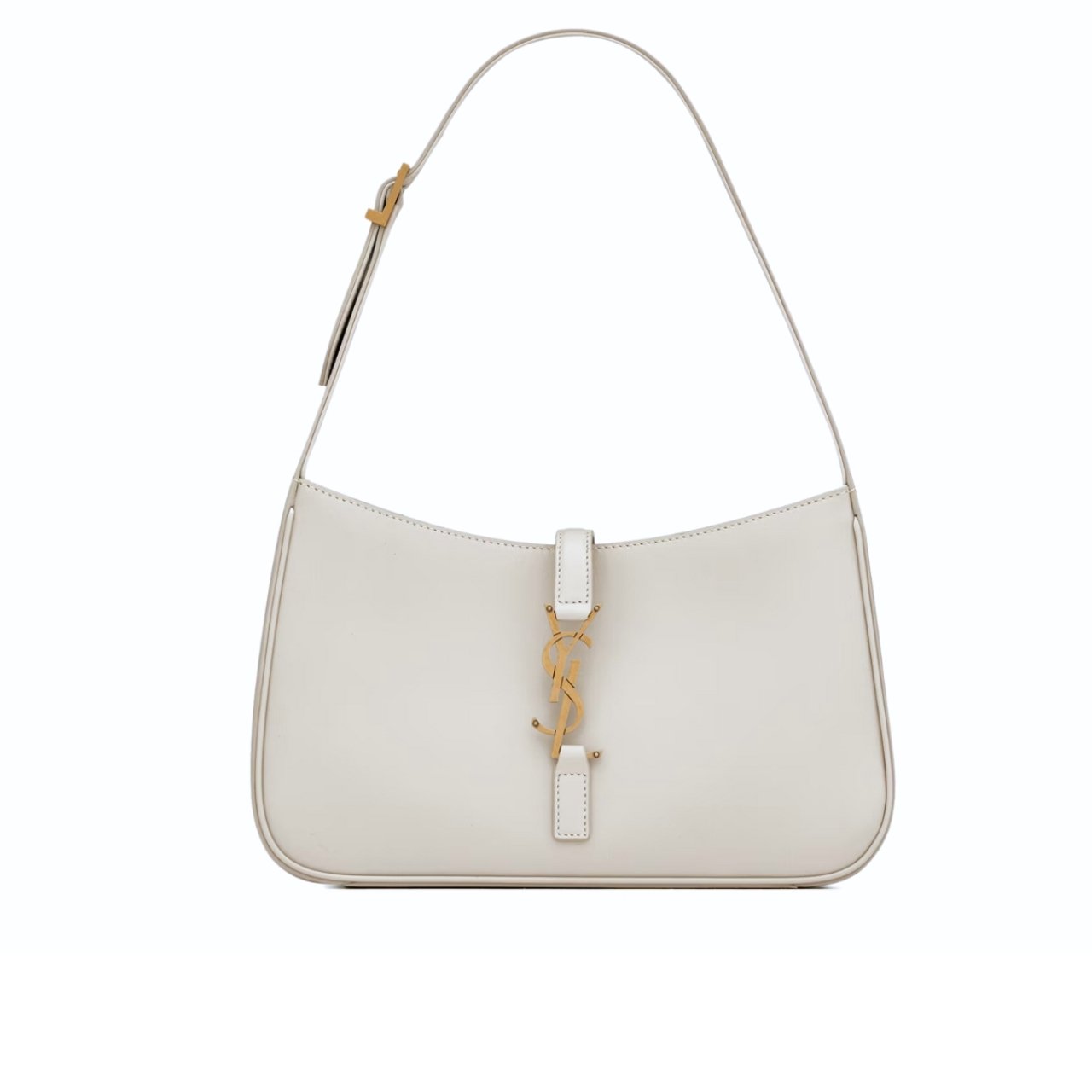 vel-30 Saint Laurent Le 5 À 7 Hobo Bag In Smooth White 23Cm 6572282R20W9207 - Image 1