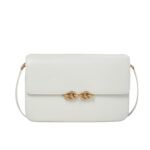 Saint Laurent Le Maillon Satchel Smooth Blanc Vintage 24Cm 6497952R20W9207