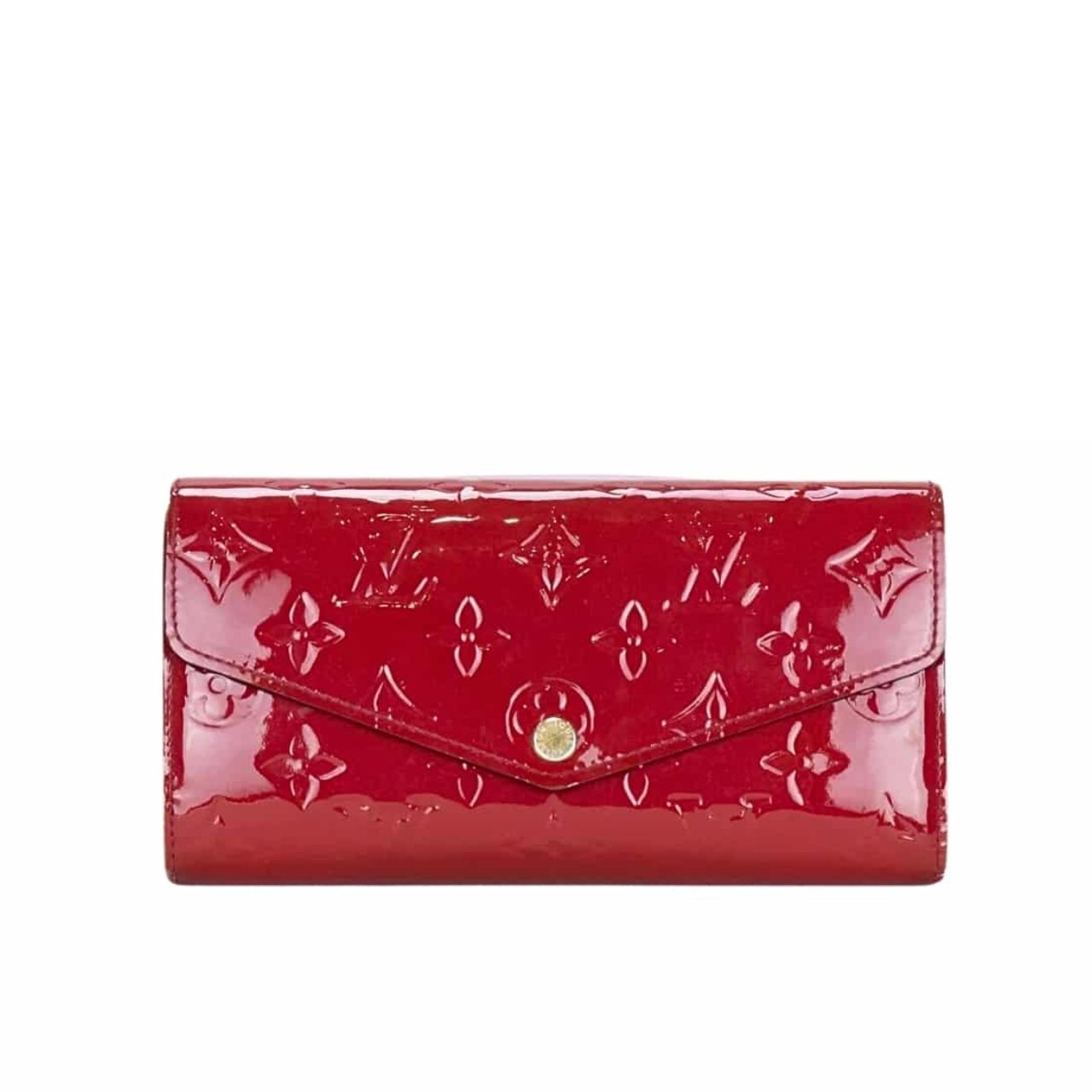 vel-8-5 Louis Vuitton Sarah Monogram Wallet Red 19Cm - Image 1