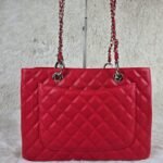 Chanel Grand Shopping Tote Red 33Cm - Image 7