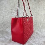 Chanel Grand Shopping Tote Red 33Cm - Image 4